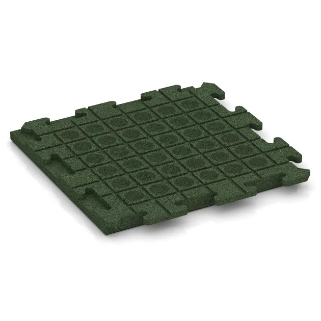 Aufsicht auf die Unterseite, also die Bodenseite von WARCO-Formteil 5792 - Event-Boden im Format 500 x 500 x 40 mm.