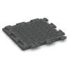 Aufsicht auf die Unterseite, also die Bodenseite von WARCO-Formteil 1389 - Gehwegplatte Classic im Format 500 x 500 x 40 mm.