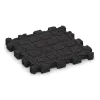 Aufsicht auf die Unterseite, also die Bodenseite von WARCO-Formteil 4271 - Sportboden – fugenlos im Format 306 x 306 x 30 mm.