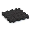 Aufsicht auf die Unterseite, also die Bodenseite von WARCO-Formteil 5421 - Sportboden – fugenlos im Format 306 x 306 x 30 mm.