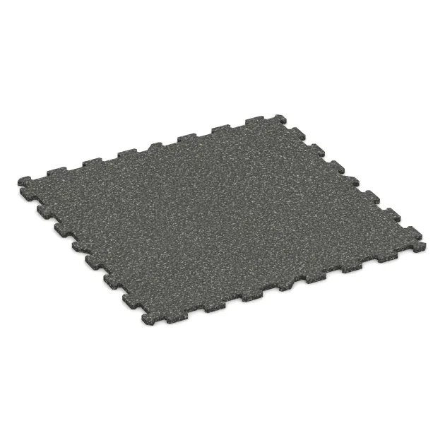 Aufsicht auf die Unterseite, also die Bodenseite von WARCO-Formteil 1096 - Fitnessboden Kompakt im Format 970 x 970 x 16 mm | 0,94 m².