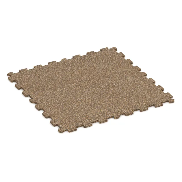 Aufsicht auf die Unterseite, also die Bodenseite von WARCO-Formteil 1109 - Fitnessboden Kompakt im Format 970 x 970 x 16 mm | 0,94 m².
