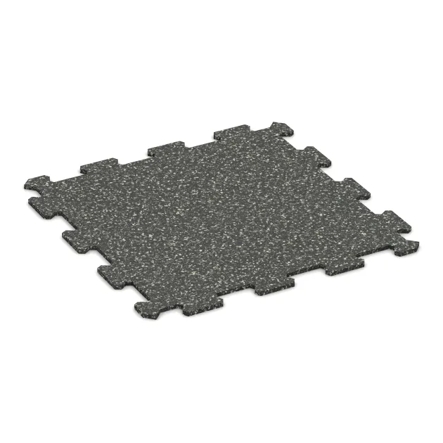 Aufsicht auf die Unterseite, also die Bodenseite von WARCO-Formteil 0882 - Fitnessboden Kompakt im Format 485 x 485 x 8 mm | 0,235 m².