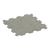 Aufsicht auf die Unterseite, also die Bodenseite von WARCO-Formteil 0884 - Fitnessboden Kompakt im Format 485 x 485 x 8 mm | 0,235 m².