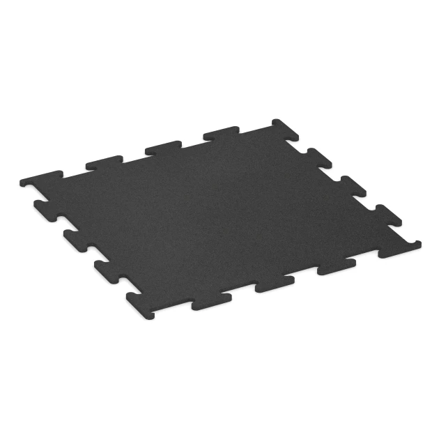 Aufsicht auf die Unterseite, also die Bodenseite von WARCO-Formteil 3747 - Fitness Performance Elite Trainingsboden im Format 100 x 100 x 1,5 cm | 1,00 m².