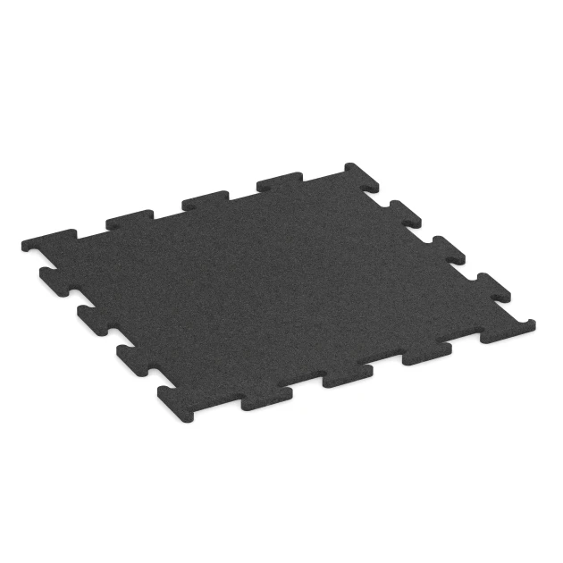 Aufsicht auf die Unterseite, also die Bodenseite von WARCO-Formteil 3749 - Fitness Performance Elite Trainingsboden im Format 50 x 50 x 1 cm | 0,25 m².