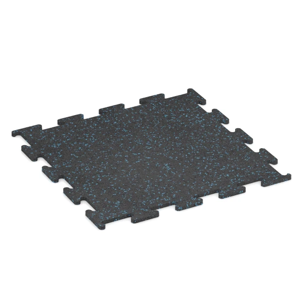 Aufsicht auf die Unterseite, also die Bodenseite von WARCO-Formteil 3766 - Fitness Performance Elite Trainingsboden im Format 50 x 50 x 1 cm | 0,25 m².
