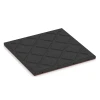Aufsicht auf die Unterseite, also die Bodenseite von WARCO-Formteil 6128 - Fallschutzmatte – 95 cm im Format 50 x 50 x 3 cm | 0,25 m².