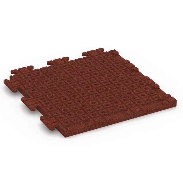 Aufsicht auf die Unterseite, also die Bodenseite von WARCO-Formteil 7053 - Terrassenplatte Linea im Format 50 x 50 x 3 cm | 0,25 m².