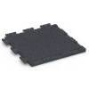 Aufsicht auf die Unterseite, also die Bodenseite von WARCO-Formteil 6978 - Fitnessboden-Fliese Classic im Format 50 x 50 x 3 cm | 0,25 m².