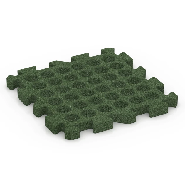 Aufsicht auf die Unterseite, also die Bodenseite von WARCO-Formteil 6982 - Ballspielplatte im Format 50 x 50 x 4 cm | 0,25 m².