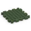Aufsicht auf die Unterseite, also die Bodenseite von WARCO-Formteil 6307 - Fallschutz-Puzzlematte im Format 50 x 50 x 5 cm | 0,25 m².