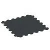 Aufsicht auf die Unterseite, also die Bodenseite von WARCO-Formteil 6376 - Fitness-Bodenschutzmatte im Format 102,5 x 102,5 x 1,5 cm | 1,05 m².