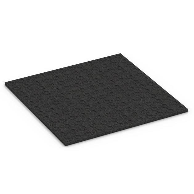 Aufsicht auf die Unterseite, also die Bodenseite von WARCO-Formteil 6379 - Stallmatte im Format 100 x 100 x 3 cm | 1,00 m².