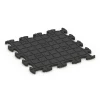 Aufsicht auf die Unterseite, also die Bodenseite von WARCO-Formteil 6829 - Fitness Active Floor System im Format 44,6 x 44,6 x 1,8 cm.
