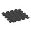 Aufsicht auf die Unterseite, also die Bodenseite von WARCO-Formteil 6863 - Fitness Max Floor System im Format 46 x 46 x 1,8 cm.