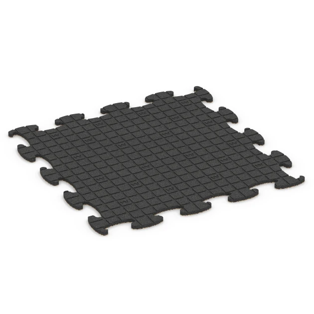 Aufsicht auf die Unterseite, also die Bodenseite von WARCO-Formteil 6840 - Fitness Active Floor System im Format 97,1 x 97,1 × 1,8 cm.