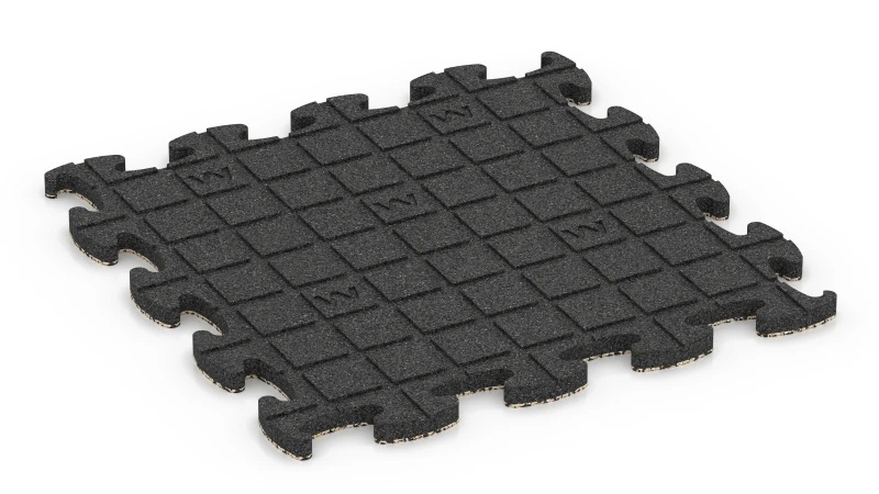 Quadratische Auflagepads mit breiten, flachen Drainagekanälen