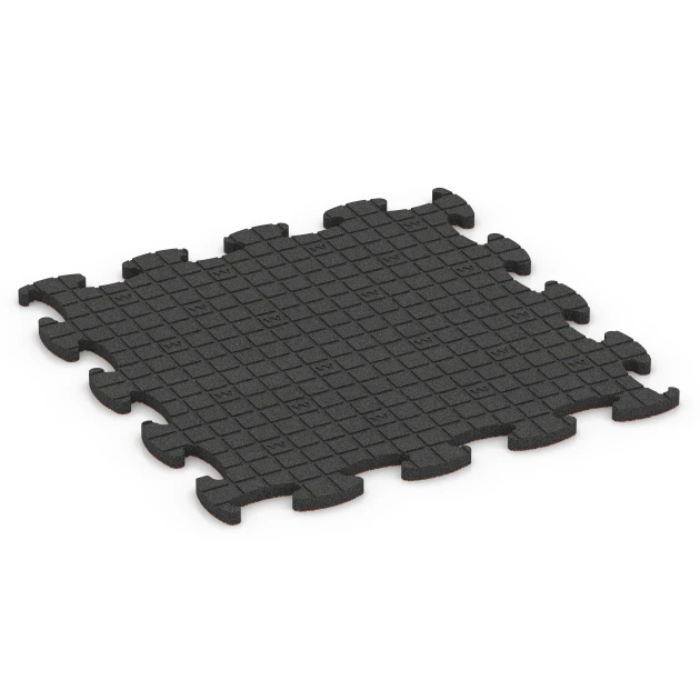 Aufsicht auf die Unterseite, also die Bodenseite von WARCO-Formteil 6890 - Fitness Max Floor System im Format 98 x 98 x 2,8 cm.