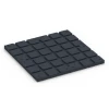 Aufsicht auf die Unterseite, also die Bodenseite von WARCO-Formteil 7132 - Outdoor-Fitnessboden im Format 60 x 60 x 3 cm | 0,36 m².