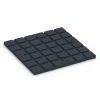 Aufsicht auf die Unterseite, also die Bodenseite von WARCO-Formteil 7134 - Outdoor-Fitnessboden im Format 60 x 60 x 3 cm | 0,36 m².