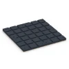 Aufsicht auf die Unterseite, also die Bodenseite von WARCO-Formteil 7135 - Outdoor-Fitnessboden im Format 60 x 60 x 3 cm | 0,36 m².