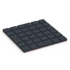 Aufsicht auf die Unterseite, also die Bodenseite von WARCO-Formteil 7136 - Outdoor-Fitnessboden im Format 60 x 60 x 3 cm | 0,36 m².