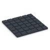 Aufsicht auf die Unterseite, also die Bodenseite von WARCO-Formteil 7137 - Outdoor-Fitnessboden im Format 60 x 60 x 3 cm | 0,36 m².