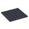 Aufsicht auf die Unterseite, also die Bodenseite von WARCO-Formteil 7140 - Outdoor-Fitnessboden im Format 60 x 60 x 3 cm | 0,36 m².