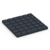 Aufsicht auf die Unterseite, also die Bodenseite von WARCO-Formteil 7143 - Outdoor-Fitnessboden im Format 60 x 60 x 4 cm | 0,36 m².