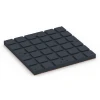 Aufsicht auf die Unterseite, also die Bodenseite von WARCO-Formteil 7145 - Outdoor-Fitnessboden im Format 60 x 60 x 4 cm | 0,36 m².