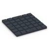 Aufsicht auf die Unterseite, also die Bodenseite von WARCO-Formteil 7146 - Outdoor-Fitnessboden im Format 60 x 60 x 4 cm | 0,36 m².