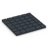 Aufsicht auf die Unterseite, also die Bodenseite von WARCO-Formteil 7147 - Outdoor-Fitnessboden im Format 60 x 60 x 4 cm | 0,36 m².