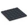 Aufsicht auf die Unterseite, also die Bodenseite von WARCO-Formteil 7149 - Outdoor-Fitnessboden im Format 60 x 60 x 4 cm | 0,36 m².
