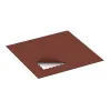 Typische Verlegung oder Einbausituation für den Artikel 0341 von WARCO - Bodenschutzmatte 1,8 cm HD – Fitness, Farbton Ziegelrot in der Abmessung 1000 x 1000 x 18 mm.