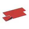Typische Verlegung oder Einbausituation für den Artikel 0773 von WARCO - Fallschutzmatte, Farbton Rose in der Abmessung 1000 x 1000 x 40 mm.