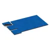 Typische Verlegung oder Einbausituation für den Artikel 0629 von WARCO - Fallschutzplatte, Farbton Enzianblau in der Abmessung 500 x 500 x 45 mm.
