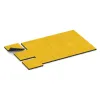 Typische Verlegung oder Einbausituation für den Artikel 0636 von WARCO - Fallschutzplatte, Farbton Zitronengelb in der Abmessung 500 x 500 x 45 mm.