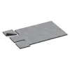 Typische Verlegung oder Einbausituation für den Artikel 4475 von WARCO - Fallschutzplatte, Farbton Grau Melange in der Abmessung 500 x 500 x 45 mm.