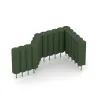Typische Verlegung oder Einbausituation für den Artikel 2564 von WARCO - Gummi-Palisade, Farbton Grasgrün in der Abmessung ø250 x 800 mm.