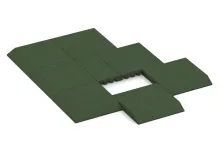 Rand-Platte (eine Seite abgeschrägt)