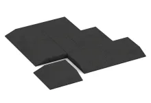 Eck-Platte (zwei Seiten abgeschrägt)