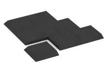 Eck-Platte (zwei Seiten abgeschrägt)