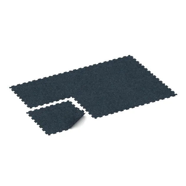 Typische Verlegung oder Einbausituation für den Artikel 1038 von WARCO - Treppenbelag, Farbton Leicht Blau Gesprenkelt in der Abmessung 970 x 970 x 8 mm | 0,94 m.