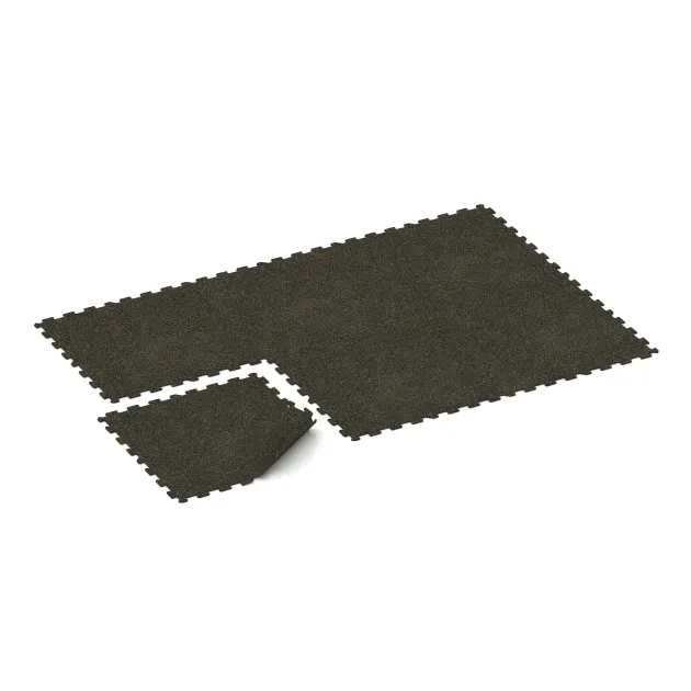 Typische Verlegung oder Einbausituation für den Artikel 1047 von WARCO - Treppenbelag, Farbton Leicht Gelb Gesprenkelt in der Abmessung 970 x 970 x 8 mm | 0,94 m.