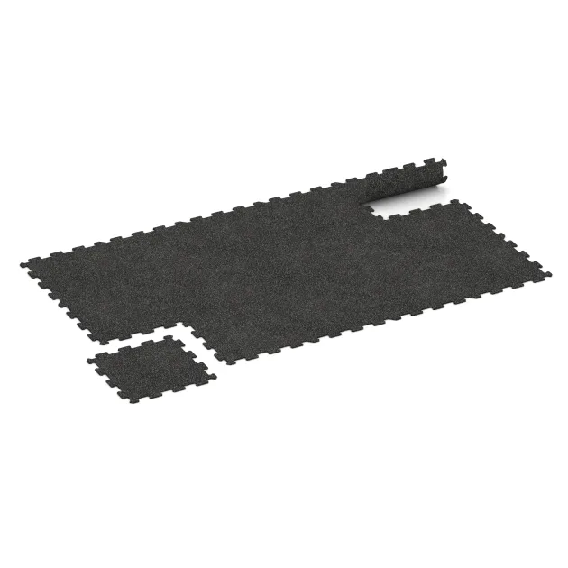 Typische Verlegung oder Einbausituation für den Artikel 0904 von WARCO - Treppenbelag, Farbton Leicht Grau Gesprenkelt in der Abmessung 485 x 485 x 8 mm | 0,235 m².