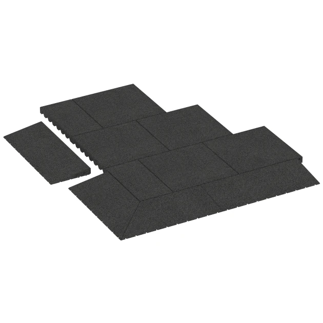 Typische Verlegung oder Einbausituation für den Artikel 2508 von WARCO - Übergangsrampe 75 cm, Farbton Anthrazit in der Abmessung 75 x 30 cm | 8 < 50 mm.
