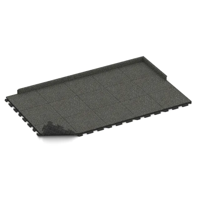 Typische Verlegung oder Einbausituation für den Artikel 1297 von WARCO - Gehwegplatte Classic, Farbton Dunkelgrauer Granit in der Abmessung 500 x 500 x 40 mm.