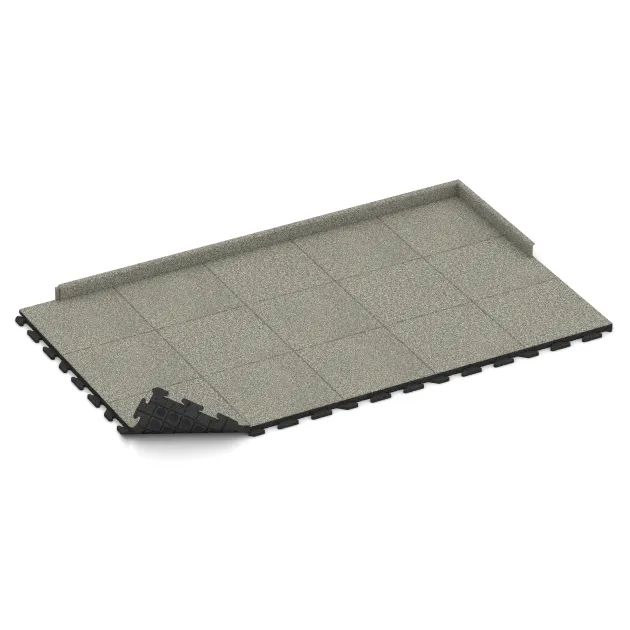 Typische Verlegung oder Einbausituation für den Artikel 1299 von WARCO - Gehwegplatte Classic, Farbton Heller Granit in der Abmessung 500 x 500 x 40 mm.