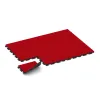 Typische Verlegung oder Einbausituation für den Artikel 1240 von WARCO - Fitnessboden Kunstrasen-Platte, Farbton Rotes Kunstgras in der Abmessung 500 x 500 x 30 mm.